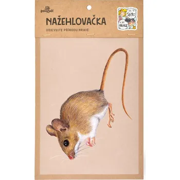 Textilní nažehlovací páska Lesní svět Nažehlovačka M 008 - Myšice