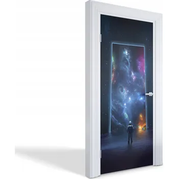 Fototapeta Dekorativní samolepka maskující na dveře skříně nábytku Kosmický portál 95x205 cm