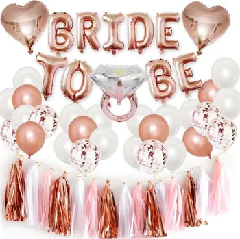 Balónek Zlatý balónkový set, sada balónků 39 ks