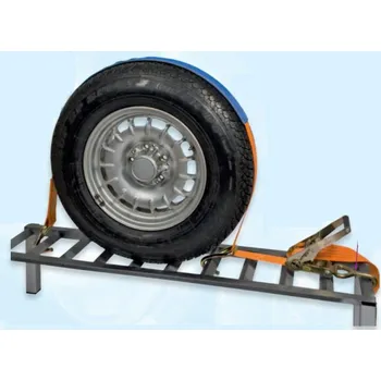 Upínací popruh 50H-2-DR-SPE-SPE-02.80 - Pás pro přepravu vozidel 5t s jednoduchými háky, Vyberte variantu ráčny s jednoduchým hákem SPE krátké provedení 0,3m, Barva modrá