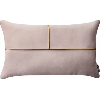 Povlak na polštářek Dekorační povlak na polštář z veluru 30x50 Be Glam Simple pudrová růžová