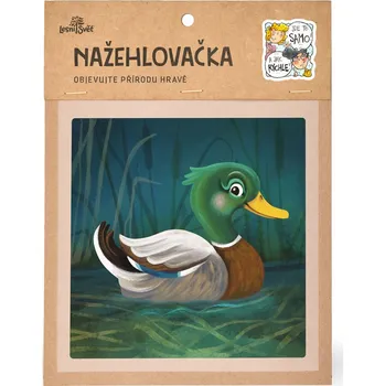 Textilní nažehlovací páska Lesní svět Nažehlovačka M 048 - Kačer