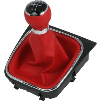 Autodíl Hlavice řadící páky s manžetou a rámečkem VOLKSWAGEN GOLF VI (1L) 5 rychlostí | NTY | GZB-VW-039