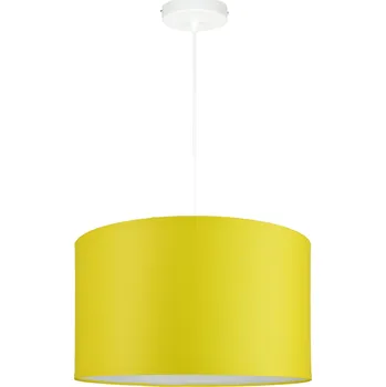 Závěsné stropní svítidlo lustr moderní žluté sluneční stínítko LED