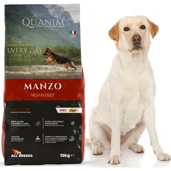 Krmivo pro psa Quanim krmivo suché hovězí maso 12 kg