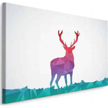 Obraz Obraz do obýváku jelen ABSTRAKCE geometrie 70x50