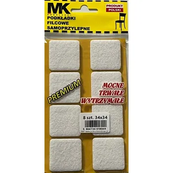 Prostěradlo Prémiové filcové podložky 34x34 bílé