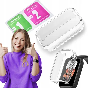 Pouzdro na mobilní telefon POUZDRO 2v1 pro Xiaomi Redmi Smart Band 2 / Mi Band 8 Active pouzdro