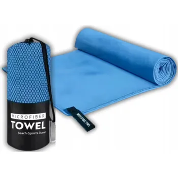 Ručník VELKÝ RYCHLESCHNOUCÍ SPORTOVNÍ PLÁŽOVÝ RUČNÍK Z MIKROVLÁKNA DO POSILOVNY 75x150 cm