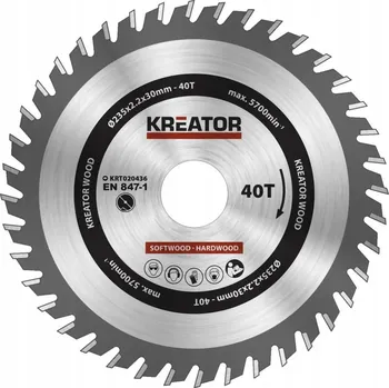 Pilový kotouč Kotouč Kreator na dřevo 235x30 mm