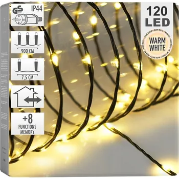 Vánoční dekorace Vánoční osvětlení na stromeček Vilde venkovní 8,93 m 101 - 200 světýlek