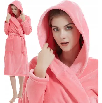 Dámský župan ŽUPAN S S KAPUCÍ Z MIKROVLÁKNA, MELOUN, VELIKOST 2XL/3XL, CARLO