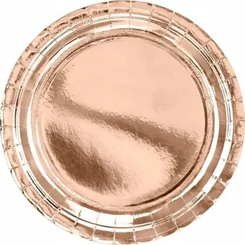 Talíř Talířky Talíře Rose Gold Růžové Zlato 6 kusů