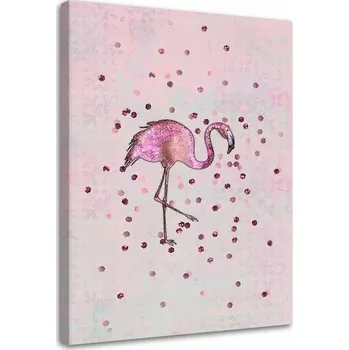 Obraz Obraz na plátně Efektní plameňák 40x60