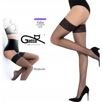 Dámské punčochy Punčochy kabaretky matné Margherita 01 Gatta 3/4