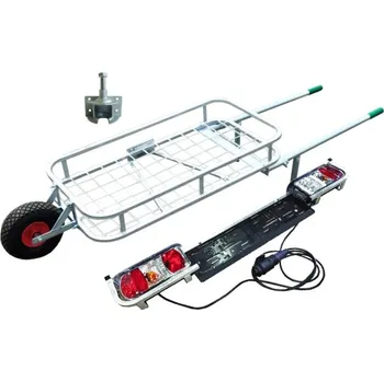 Nosič zvěře a nákladu 120 x 60 x 13 cm kolečko s pevnou upínací hlavou a se světly