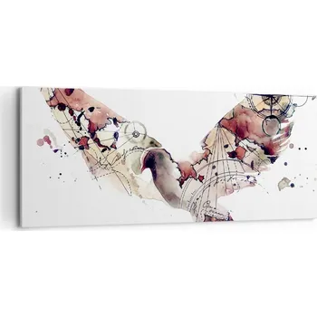 Obraz Foto obraz na plátně canvas 100x40 ptáci obývák ložnice na zeď velký