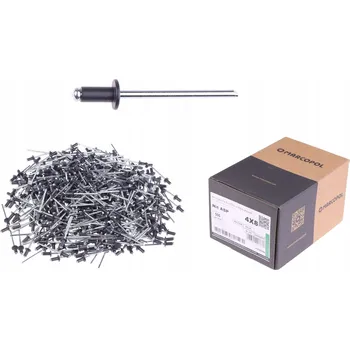 Nýt Trhací nýty 4 x 8 RAL 7016 šedé 500 kusů nýt barva šedá antracit