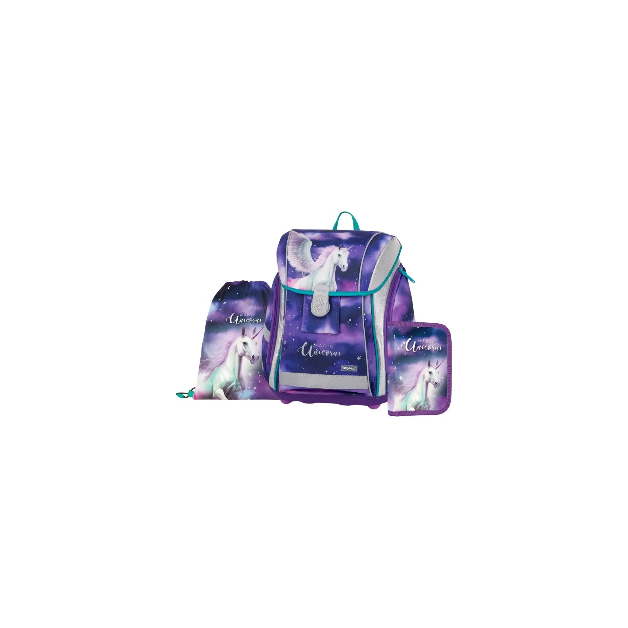 Fotografie 1 - Set školních potřeb Oxybag Premium Light 3dílný set Pegas 0-75825