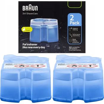 Příslušenství k holicímu strojku NÁPLŇ ČISTICÍ KAPALINA DO HOLICÍCH STROJKŮ BRAUN CCR2X CLEAN&RENEW VÝMĚNNÁ