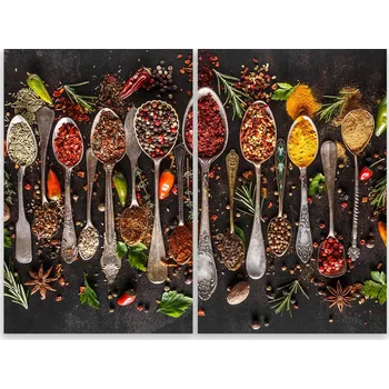 Kuchyňské prkénko Skleněná Ochranná Deska a Krájecí Prkénko | Indukce, Sporák ds-0193