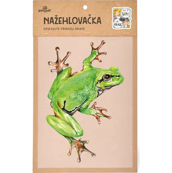 Textilní nažehlovací páska Lesní svět Nažehlovačka M 041 - Rosnička