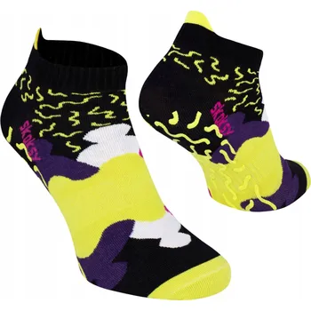 Dámské ponožky Ponožky Protiskluzové ABS Dámské Jóga Fitness Posilovna 41-46 ZOOKSY