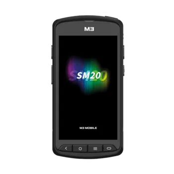 Kancelářská technika M3 Mobile SM20, 2D, SE4750, 12.7 cm (5''), GPS, USB, BT (5.1), Wi-Fi, 4G, NFC, Android, GMS, RB, black (SM2X4R-S3CHSS-HF-ST)