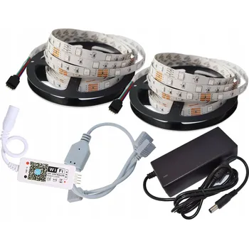 LED páska LED pásky LED-ONE 10m 72W 2 kusy + napájecí zdroj a ovladač