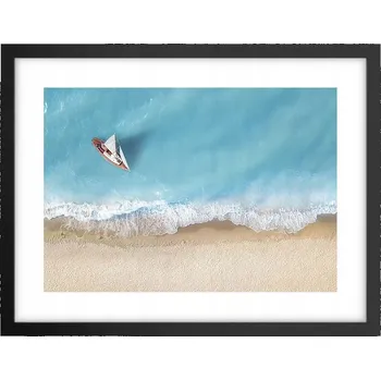 Obraz Obraz plakát v černém rámu do obýváku 40x30 krajina foto na zeď