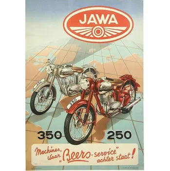 Obraz Cedule JAWA 350 a 250