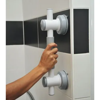 Madlo do koupelny Identites Přísavné madlo Vario šedá