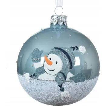 Vánoční dekorace Zdobená Vánoční Koule koule 8 cm 1 ks