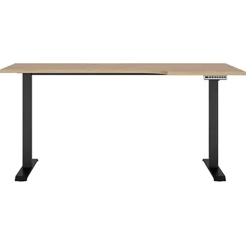 BRW SPACE OFFICE psací stůl BIU/160/90/B/P, pravá, dub artisan