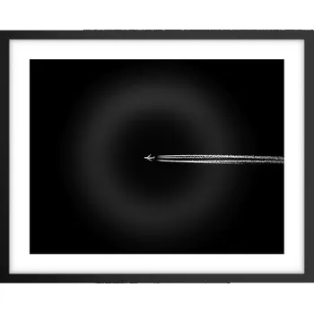 Obraz Foto obraz plakát na zeď v černém rámu 50x40 letadlo plakáty do obýváku