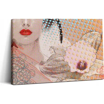 Obraz Obraz Canvas Plátno Do Obývacího Pokoje Grafika Komiks Pop Art Ilustrace