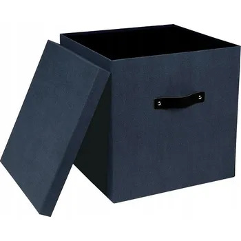 Úložný box Krabice s víkem odstíny modré