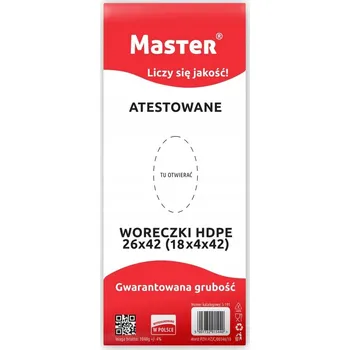 Sáček na potraviny Sáčky HDPE 26x45 (18x4x45) cm Atestované