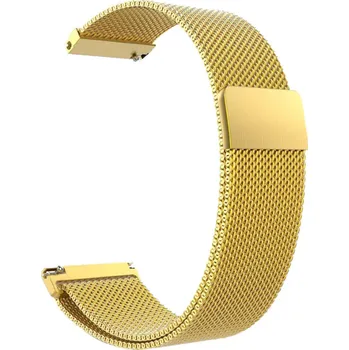 Řemínek na hodinky Lige Milánský tah magnetický kovový řemínek / šířka 20mm / zlatý / nerez ocel 661034