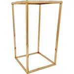 PODSTAVEC KVĚTINÁČ STOJAN NA KVĚTINY 40cm ZLATÝ BC-002