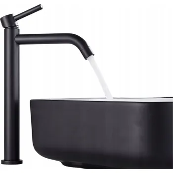 Vodovodní baterie Stojánková umyvadlová baterie Ari Slim Tube černá