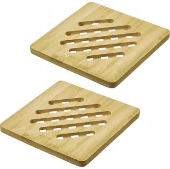 Prostěradlo 2 čtvercové podložky Tapas Friends, 17 x 17 cm