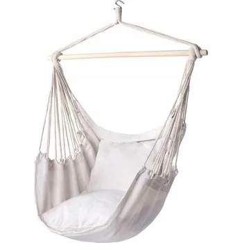 Obývací pokoj Houpací křeslo / Závěsné křeslo Timeless Tools bílé, nosnost 80 kg, 98 x 98 cm