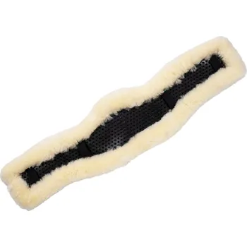 Podbřišník Potah na podbřišník Acavallo gelový s beránkem, M 60-70cm, hnědá