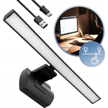 Stojací lampa LED Lampa na Monitor 5W s Nastavením Teploty Barvy, USB-A Napájení