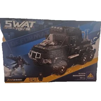 ostatní stavebnice STAVEBNICE TERÉNNÍ AUTO KOMANDO ROBOT 465 DÍLKŮ E2398 EMAJ