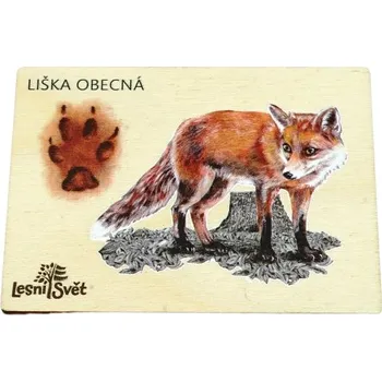 magnetka pro dítě Lesní svět Magnet velký - Liška