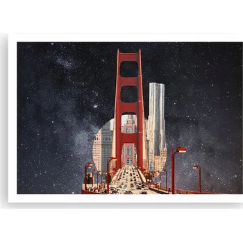 Obraz Plakát na zeď bez rámu 100x70 mosty obraz plakáty do obýváku ložnice