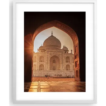 Obraz Obraz plakát na zeď v bílém rámu 40x50 architektura plakáty do obýváku