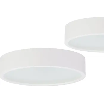 Kulatý Stropní Svítidlo Stolarnia Pika 37,5 x 7,7 cm bílá